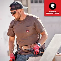 Milwaukee 605BR-3X, HEAVY DUTY POCKET T - SS BROWN 3X - Image 10