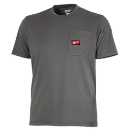Milwaukee 605G-XL, HEAVY DUTY POCKET T - SS GRAY XL - Image 2