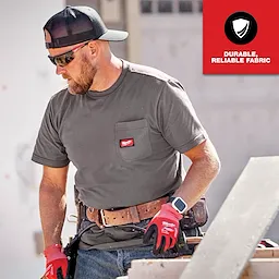 Milwaukee 605G-XL, HEAVY DUTY POCKET T - SS GRAY XL - Image 6