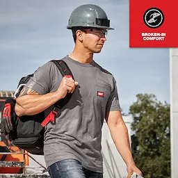 Milwaukee 605G-XL, HEAVY DUTY POCKET T - SS GRAY XL - Image 7