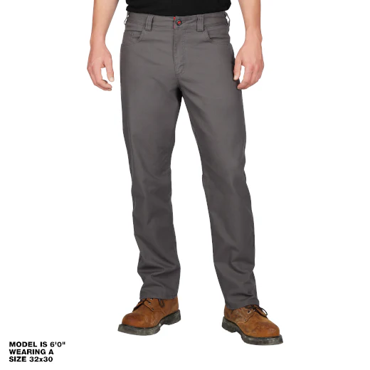 Milwaukee 701G Men's Heavy Duty Flex Work Pants with 6 Pockets - Gray (Discontinued)