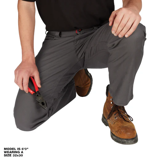 Milwaukee 701G Men's Heavy Duty Flex Work Pants with 6 Pockets - Gray (Discontinued) - Image 6