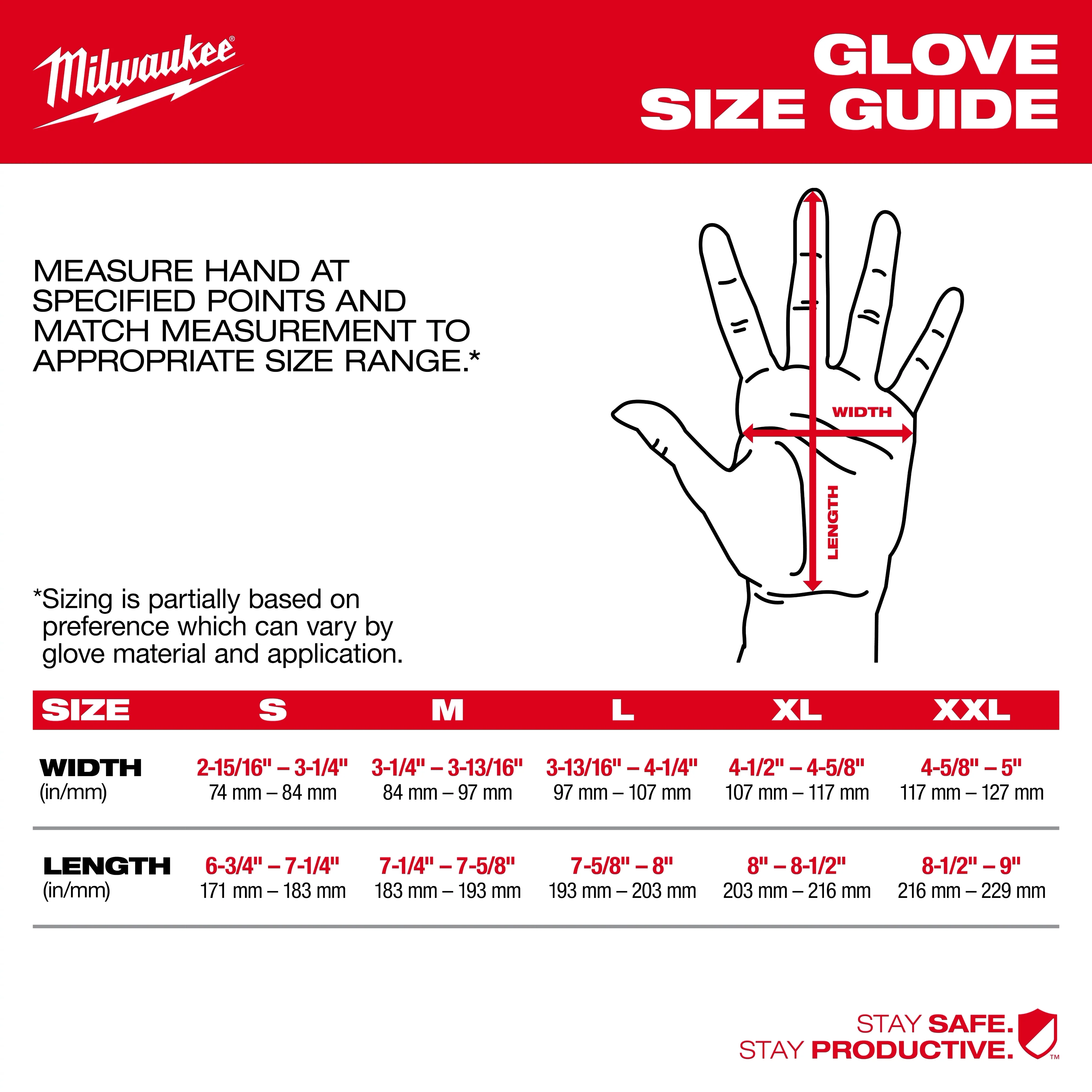 Milwaukee Anti-Vibration Work Glove - Image 3