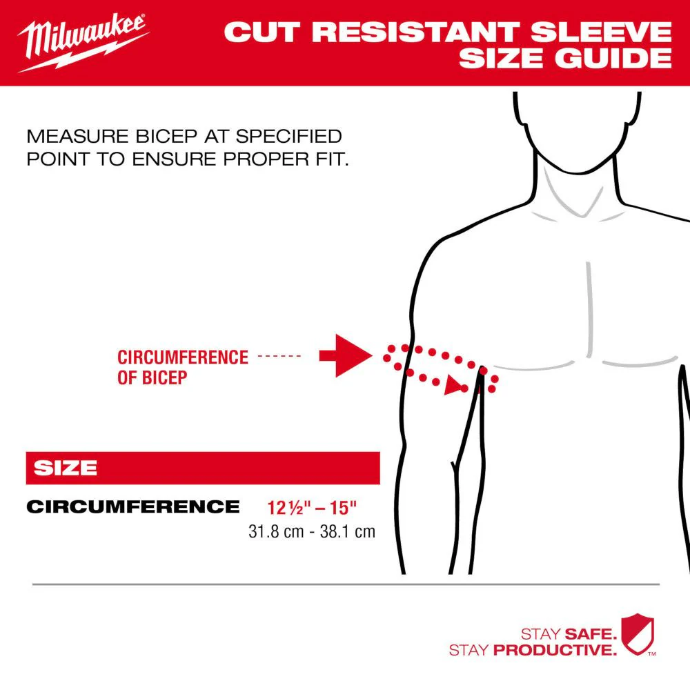 Milwaukee Cut Level 3 Protective Sleeves - Image 4