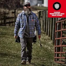 Milwaukee M551U, GRIDIRON™ Flannel Shirt Blue - L - Image 3