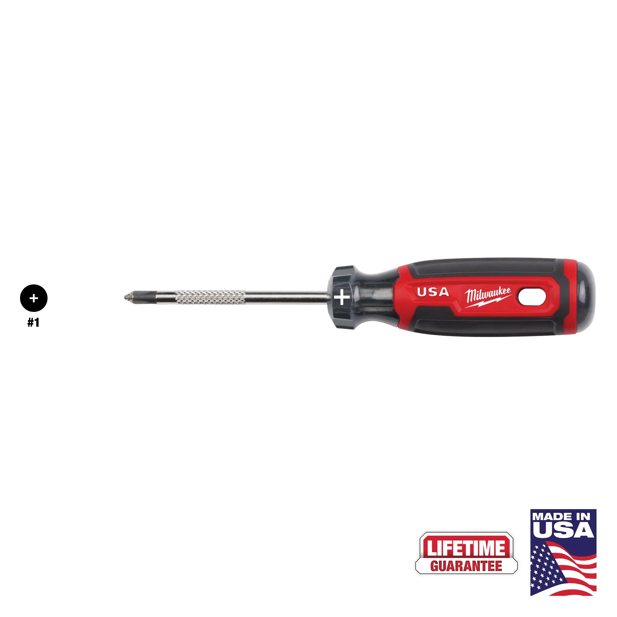 Milwaukee MT201, #1 Phillips 3" Cushion Grip Screwdriver (USA)