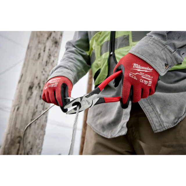 Milwaukee MT500, 9" Linesmans Dipped Grip Pliers - USA - Image 7