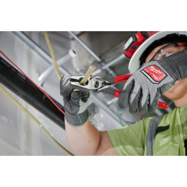 Milwaukee MT500C,  9" Lineman's Dipped Grip Pliers w/ Crimper & Bolt Cutter (USA) - Image 7