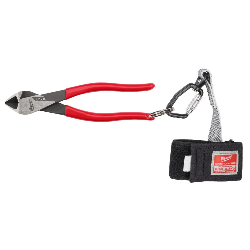Milwaukee MT508A, 8" Angled Head Diagonal Dipped Grip Cutting Pliers (USA) - Image 10