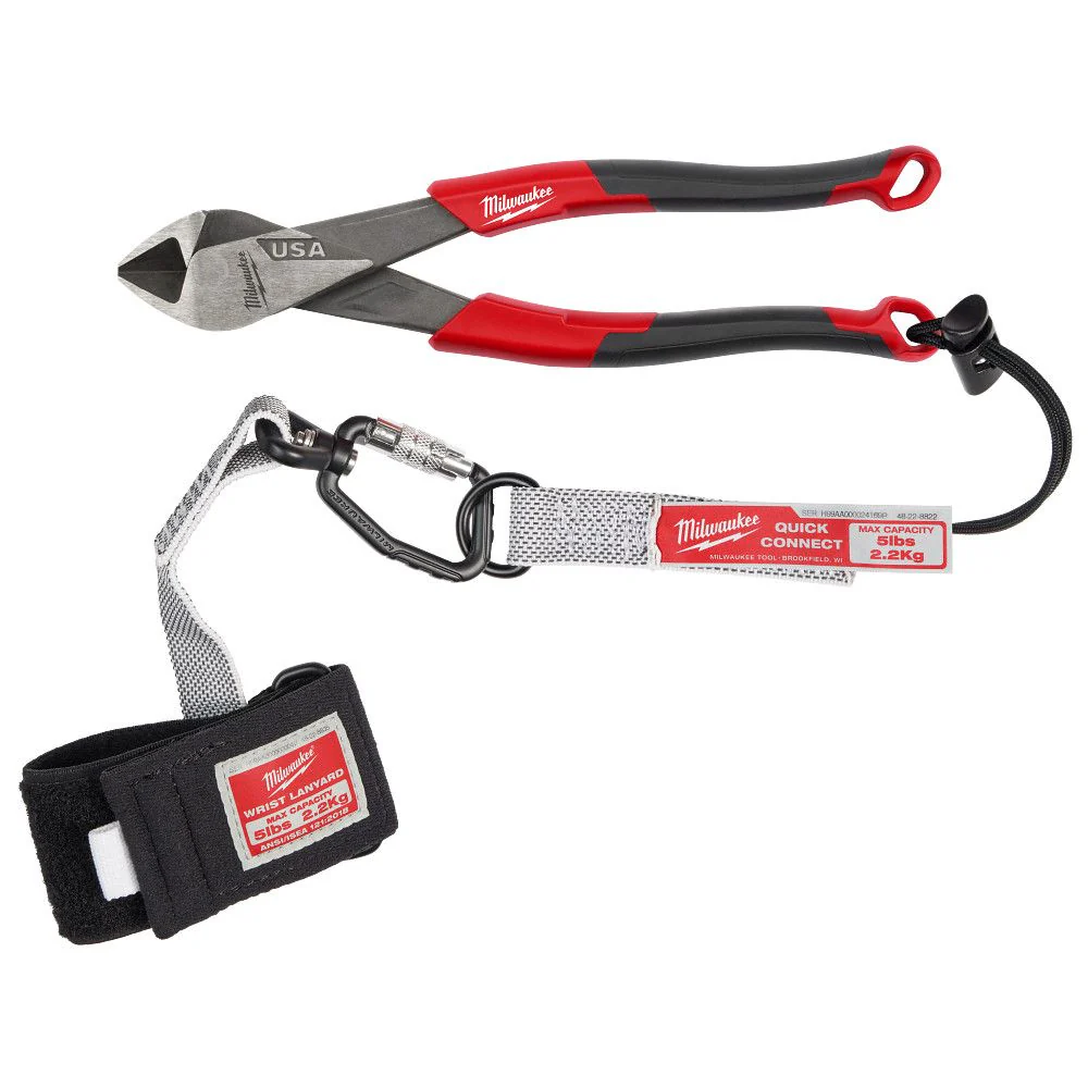 Milwaukee MT558A, 8" Angled Head Diagonal Comfort Grip Cutting Pliers (USA) - Image 11
