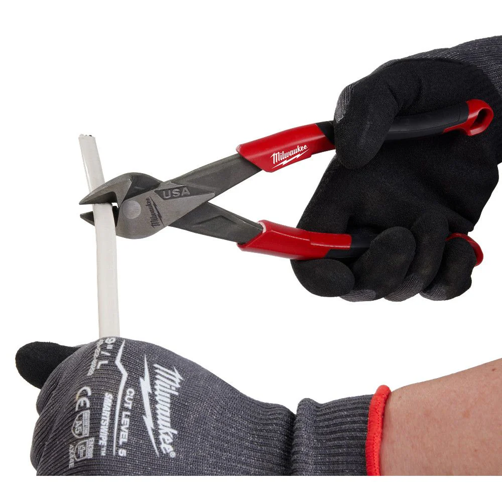 Milwaukee MT558A, 8" Angled Head Diagonal Comfort Grip Cutting Pliers (USA) - Image 6