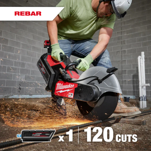 Milwaukee MXF315-2XC, MX FUEL 14" Cut-Off Saw w/ RAPIDSTOP Brake 2x 8.0Ah Kit - Image 5