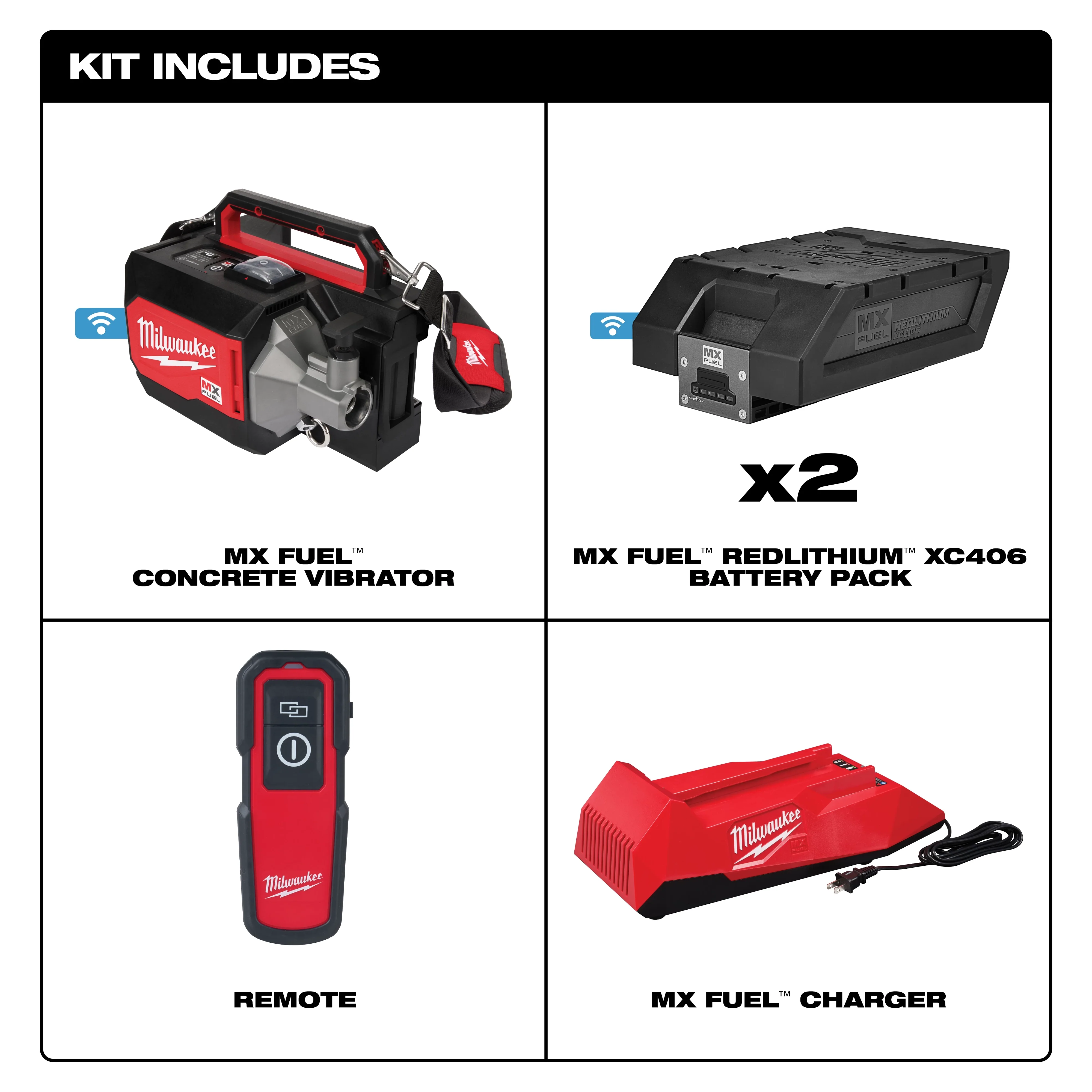 Milwaukee MXF370-2XC, MX FUEL Concrete Vibrator - Image 2