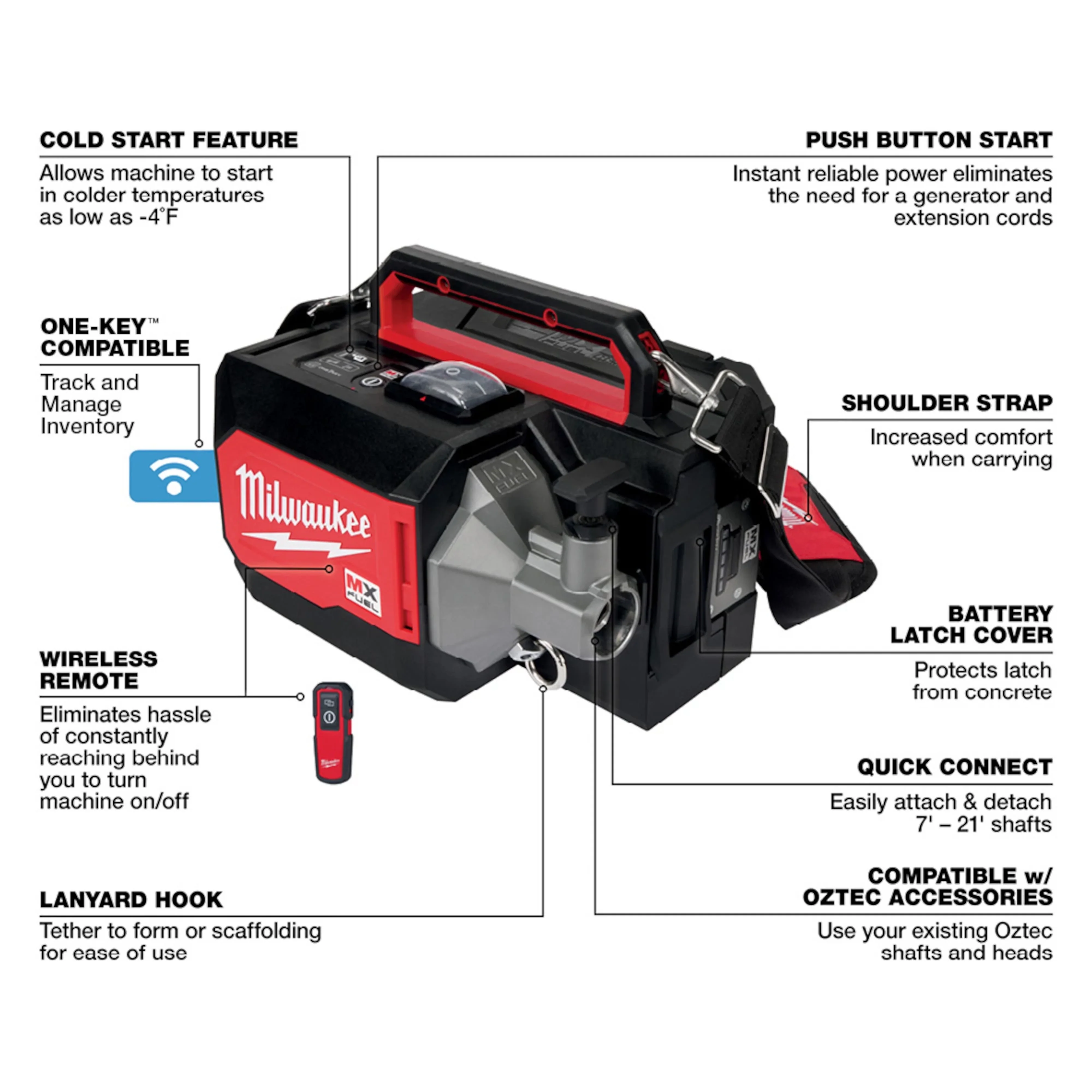 Milwaukee MXF370-2XC, MX FUEL Concrete Vibrator - Image 6