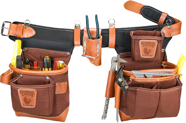 Occidental Leather 9855, Adjust-to-Fit™ FatLip™ Tool Bag Set - Cafe - Image 5