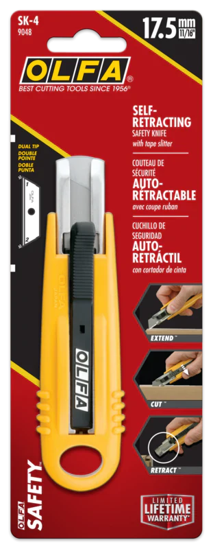 OLFA 1088215, Self-Retracting Safety Knife - Image 4