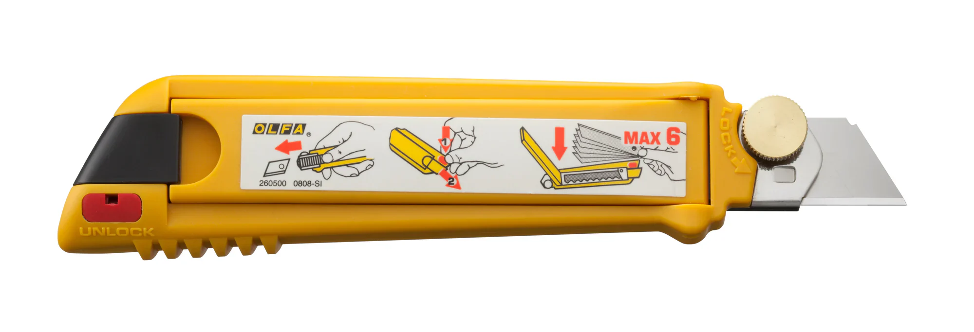 OLFA 5021, 18mm Multi-Blade Auto Load Utility Knife (PL-1) - Image 2