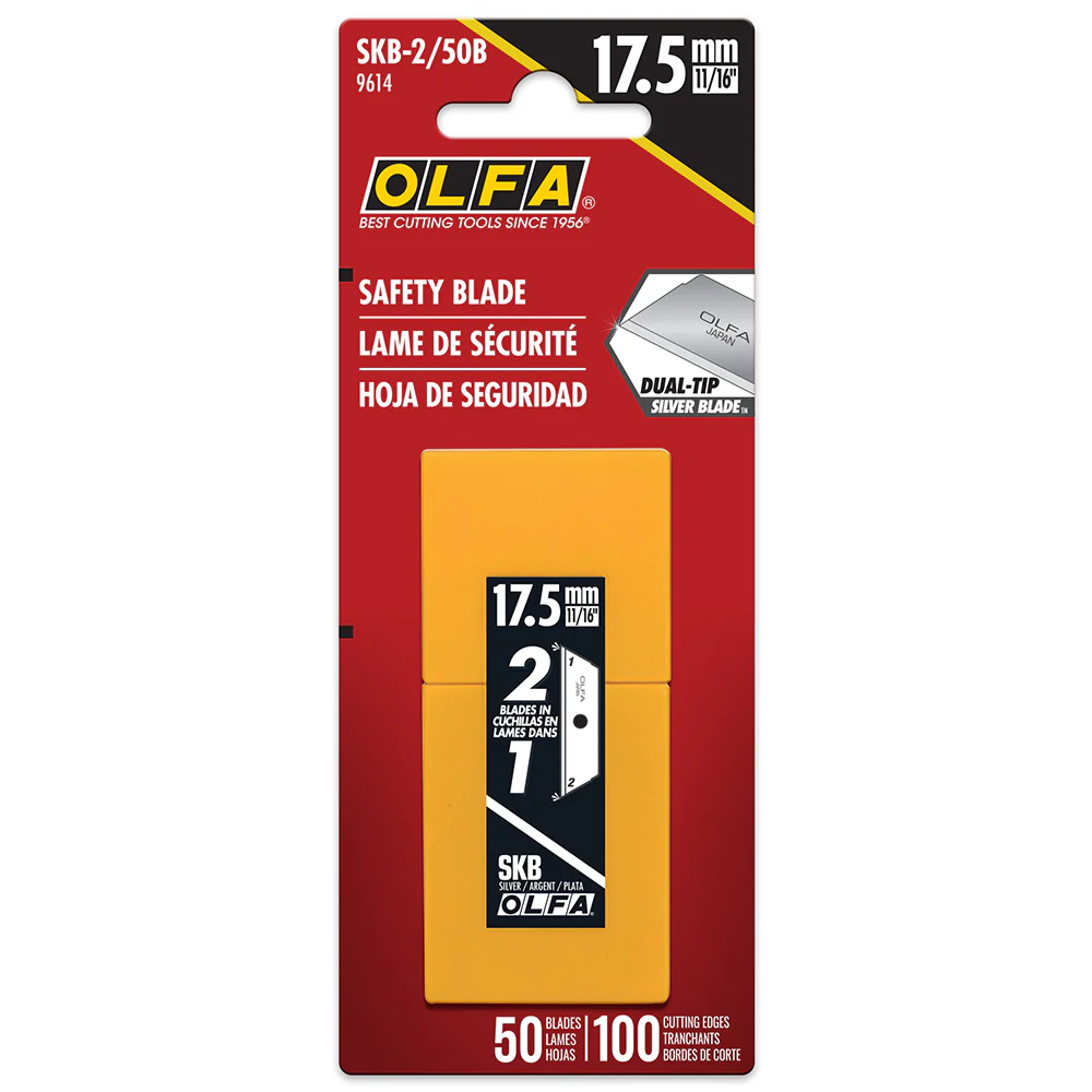 OLFA 9614, Trapezoid Blades - 50pk (SKB-2/50B) - Image 2