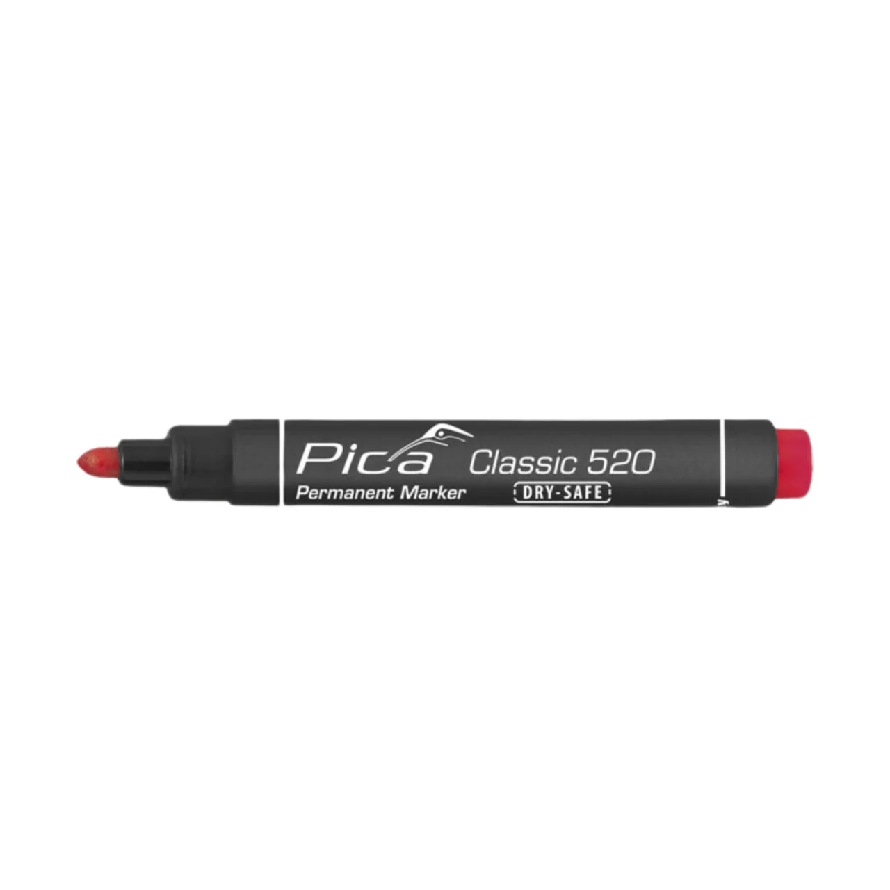 Pica 520/04, 4-Pack-Permanent Marker 1-4mm, Round tip, Red, Blue, Black and Instant White - Image 3