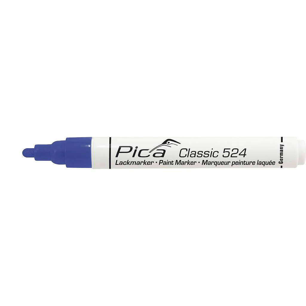 Pica 524/41, Paint-/Industry marker 2-4mm, Round tip, blue
