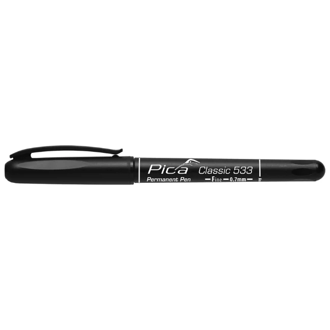 Pica 533/46, Permanent-Pen 'F' black, round tip, 0,7mm - Image 2