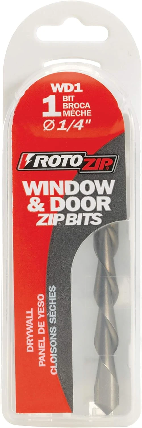 RotoZip WD1, 1/4" Window & Door Drywall Bit (1PK) - Image 4
