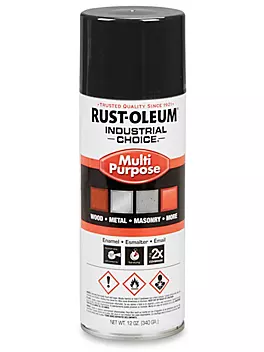 Rust-Oleum 1679830V, Industrial Spray Paint - Gloss Black - Image 2
