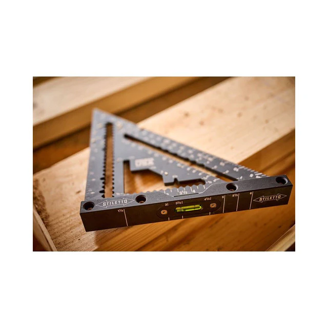 Stiletto STSQ7-L, 7" Carpenter Square with Level - Image 12