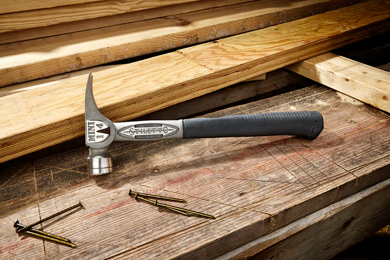 Stiletto TBM14RMC, 14oz All Titanium Milled Face Hammer w/Curved Handle (Discontinued) - Image 2