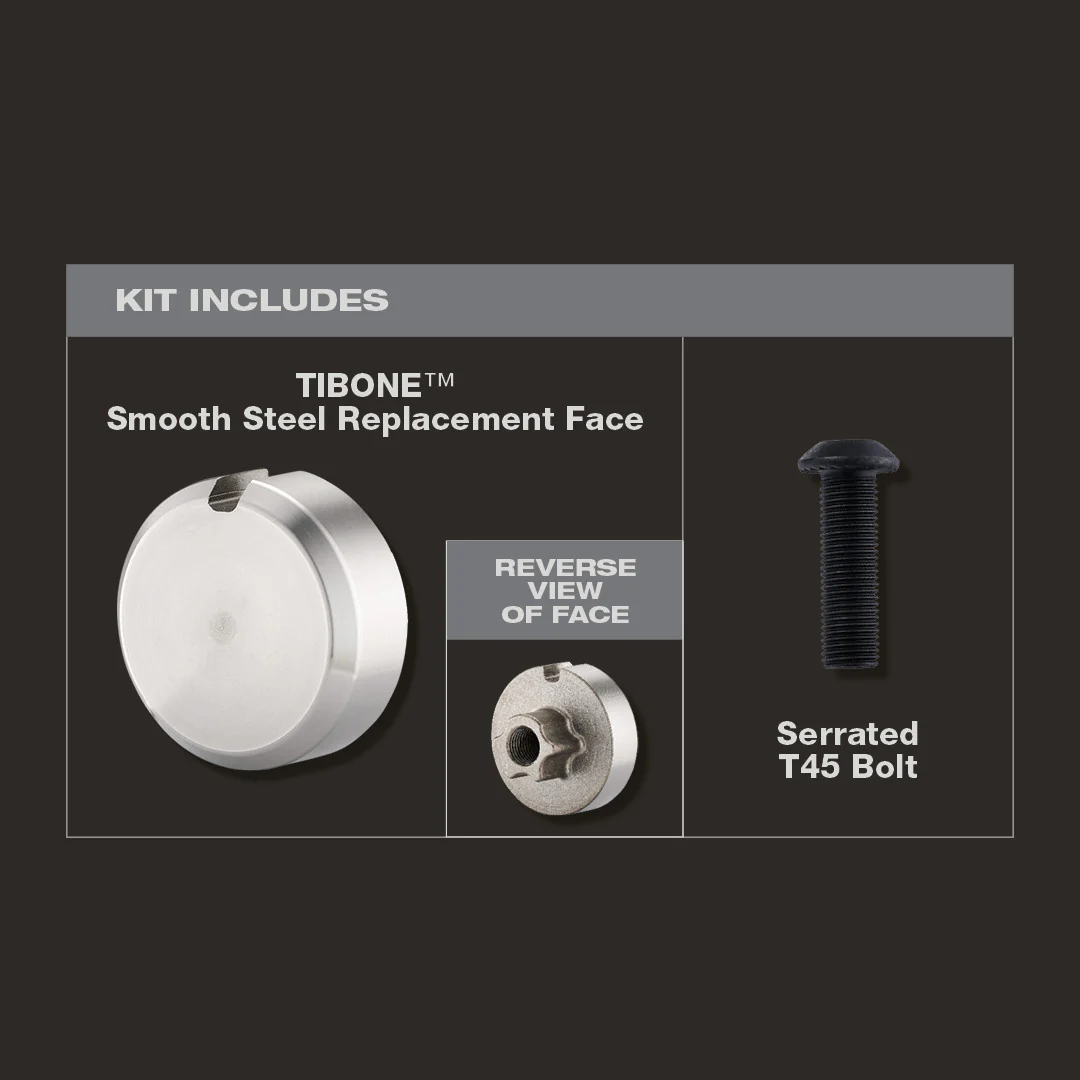 Stiletto TIB-SR, STILETTO® TIBONE™ Smooth Steel Replacement Face - Image 2