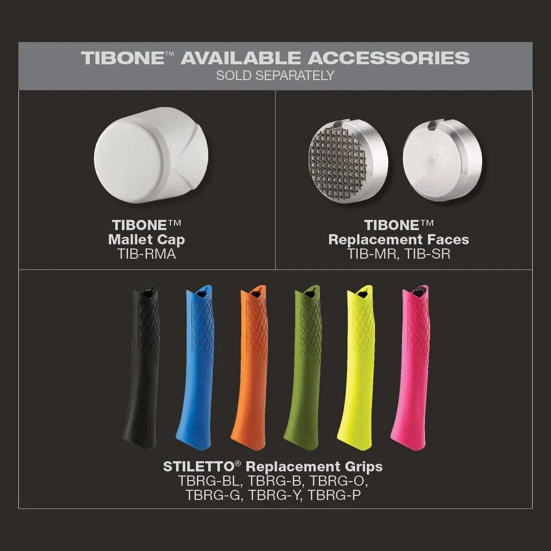 Stiletto TIB15MC, STILETTO® TIBONE™ 15oz Milled Titanium Framing Hammer - Image 6