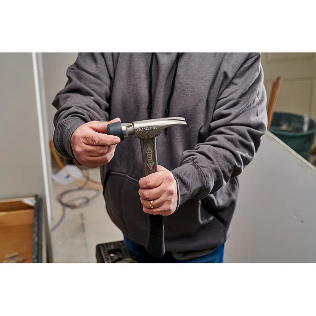 Stiletto TRMB, TRIMBONE Curved Handle Smooth Face Titanium Finish Hammer - Image 5