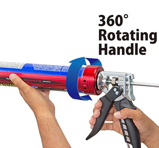 Tajima CNV-900SP26, Convoy® Super 26, extra-high thrust rotary caulk gun, 900 ml / 1 quart - Image 4