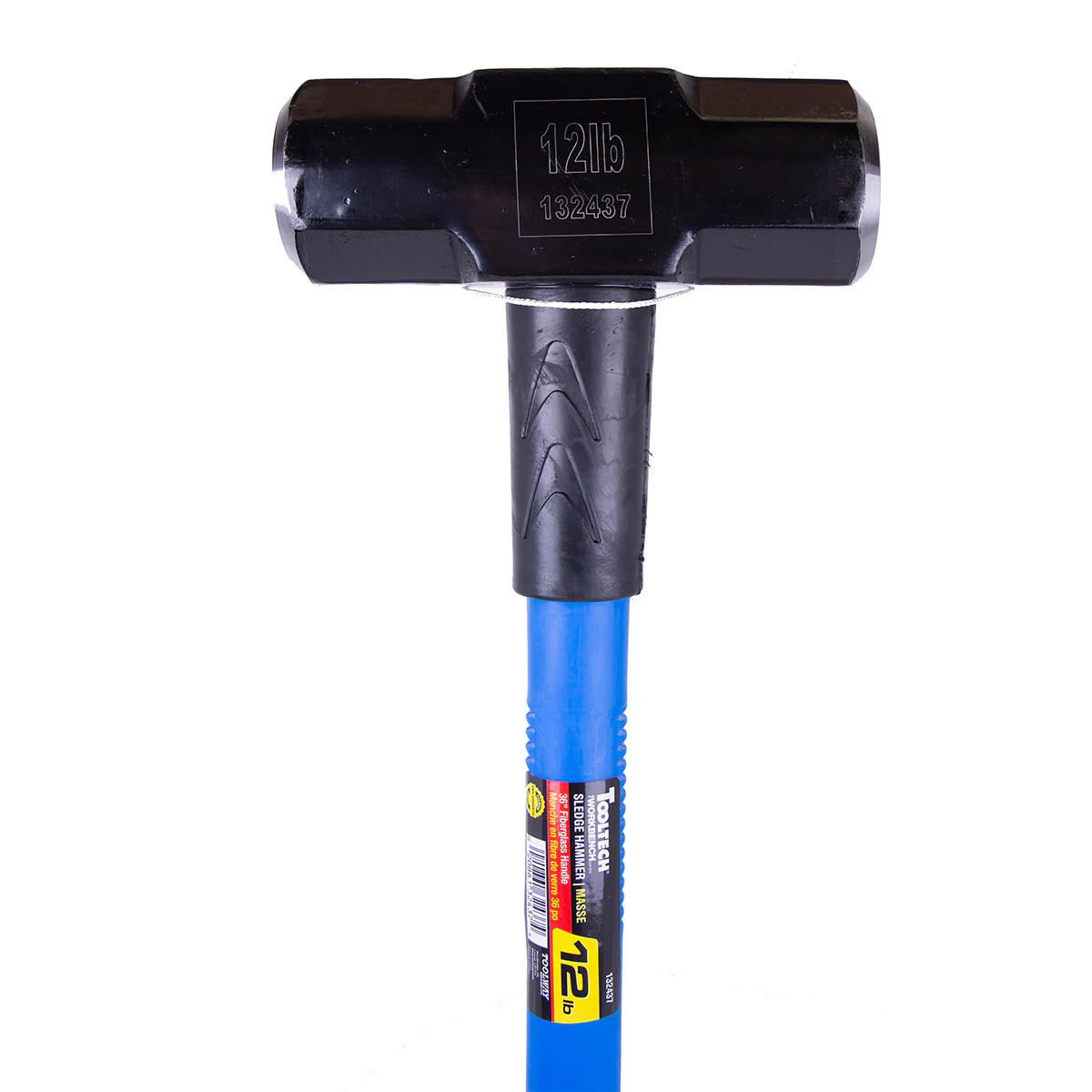 Toolway 132437, Sledge Hammer 12 LB Fiberglass Handle - Image 4