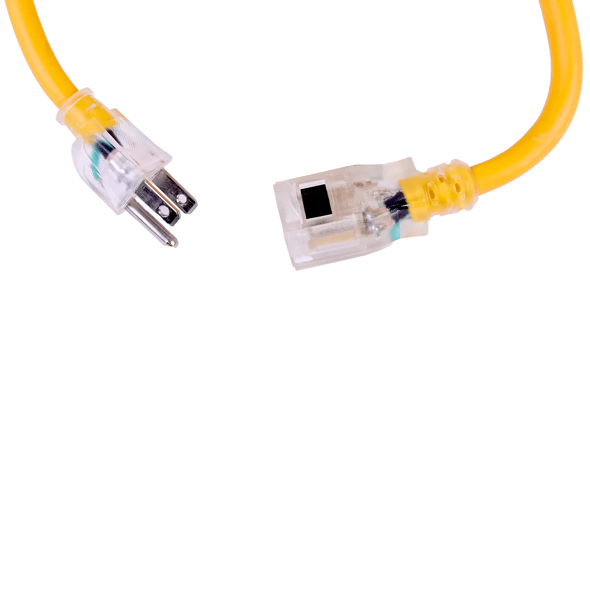 Toolway 140053, Extension Cord Outdoor SJTW 14/3 Single Tap Yellow 30ft - Image 3