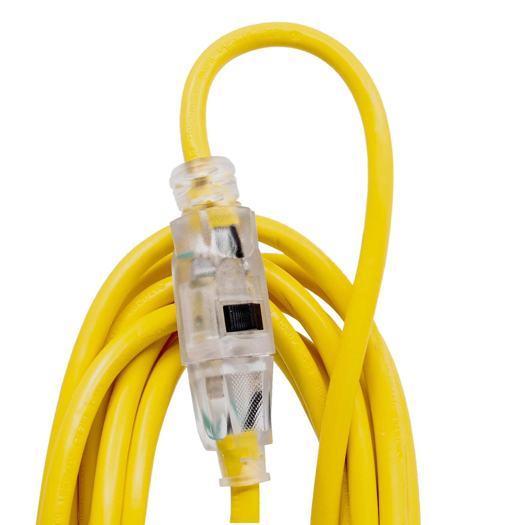 Toolway 140053, Extension Cord Outdoor SJTW 14/3 Single Tap Yellow 30ft - Image 4