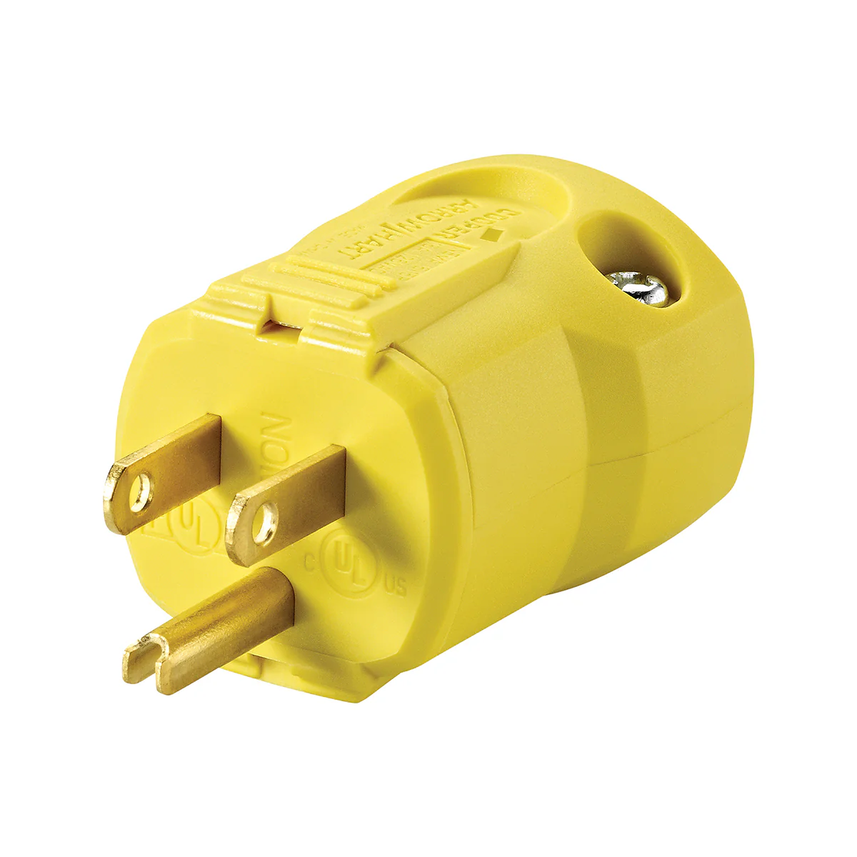 Toolway 83072284, Electrical Plug QuickGrip Male 15A-125V 3-Wire Yellow - Image 2