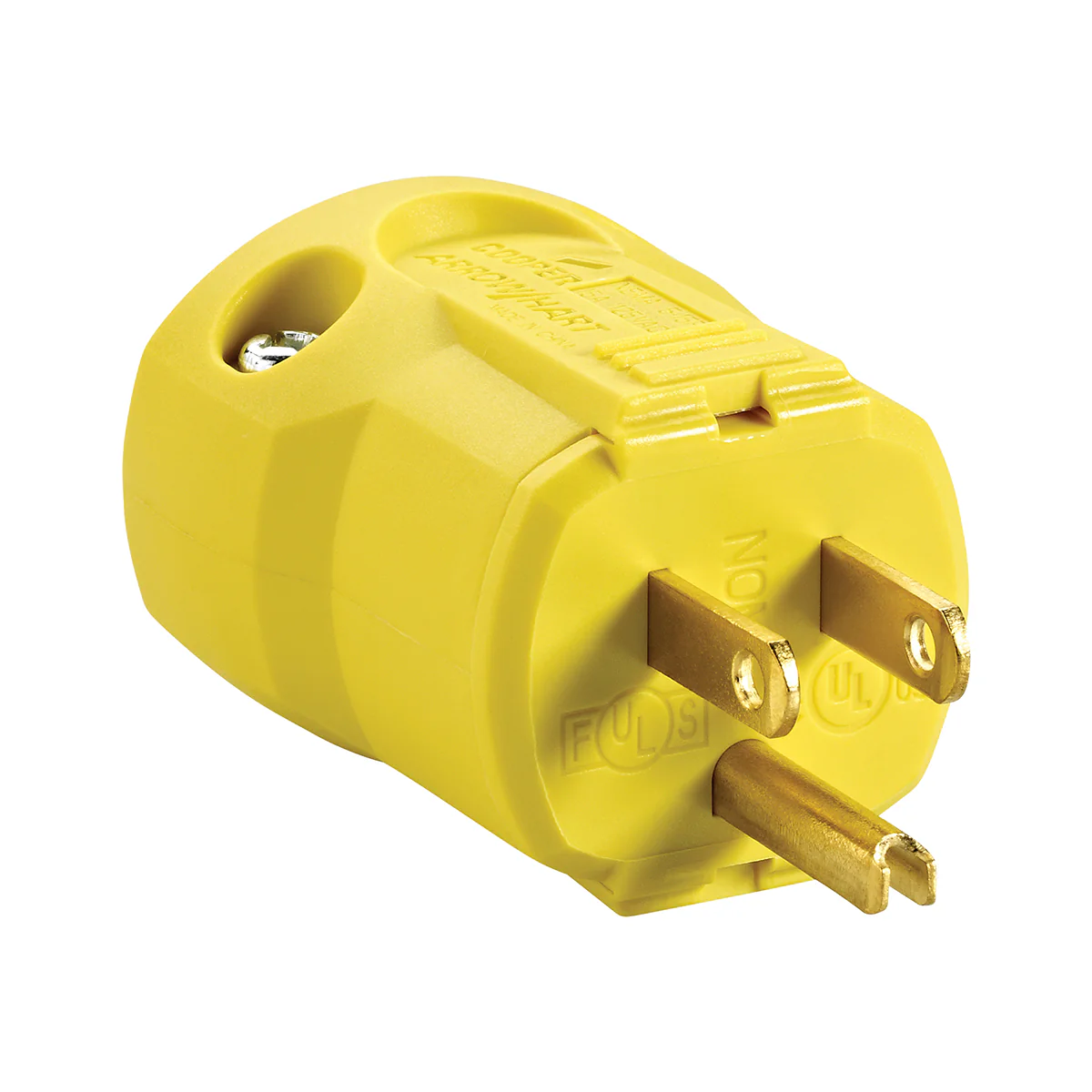Toolway 83072284, Electrical Plug QuickGrip Male 15A-125V 3-Wire Yellow - Image 3