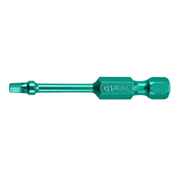 Vega 1100R1A-G, Square #1 Power Bit x 4" Green (Pack of 10)