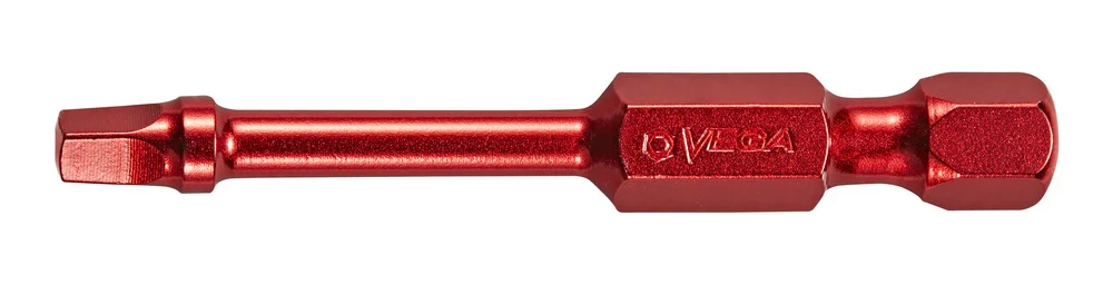 Vega 150R2A-R, Square #2 Power Bit x 2" Red (Each)
