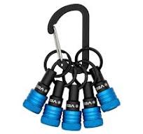 VEGA 5QKCH,  Keychain Bit Holders Blue - 5pc