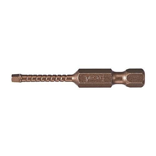 Vega P190R2A, Impactech Square #2 Power Bit x 3-1/2", Gunmetal Bronze, S2 Modified Steel (Pack of 25)
