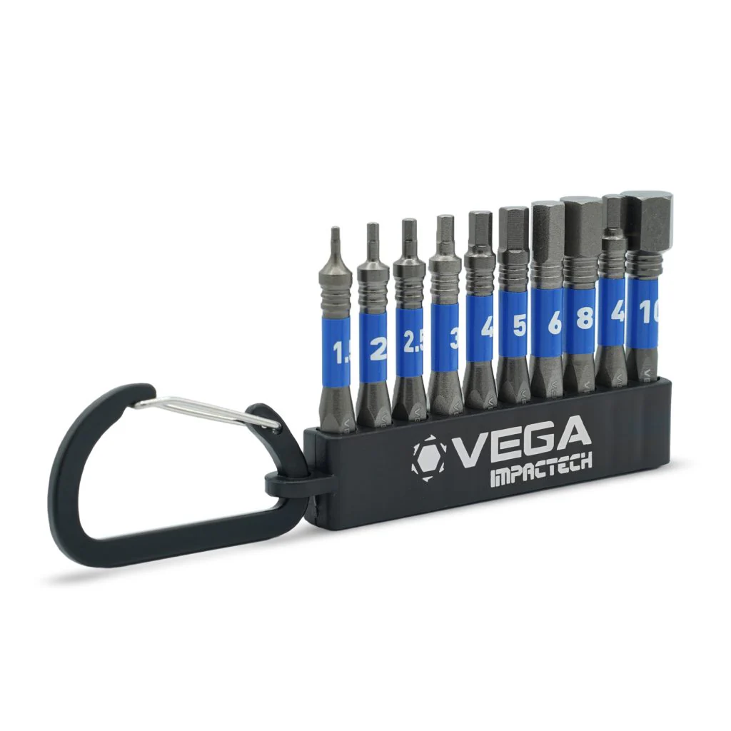 Vega T150HMCS10, Impactech Hex MM Carabiner Set - 10pc - Image 2