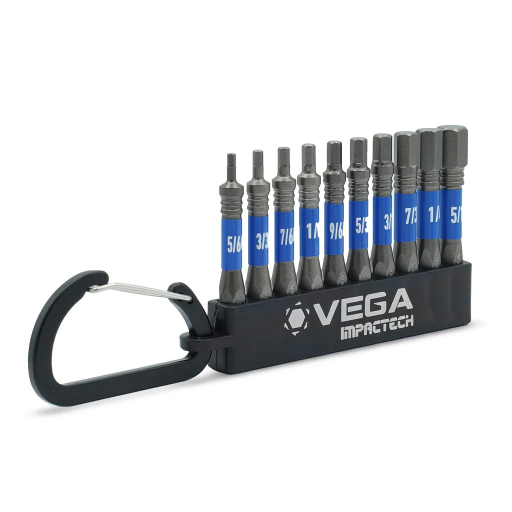 Vega T150HSCS10, Impactech Hex SAE Carabiner Set - 10pc - Image 2