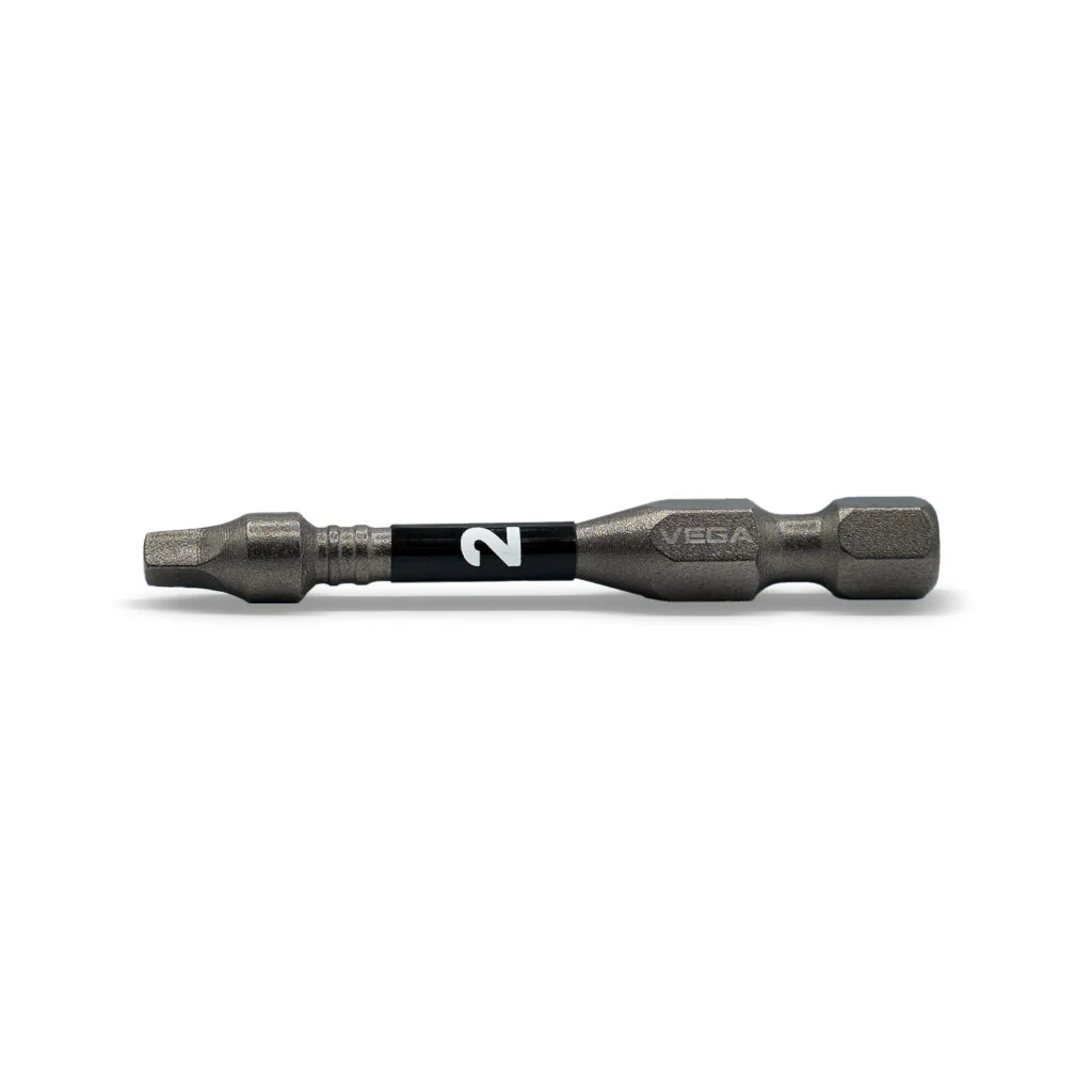 Vega T150R2A-P10, Impactech Square #2 Power Bit x 2" - Plastic Case 10pc - Image 3