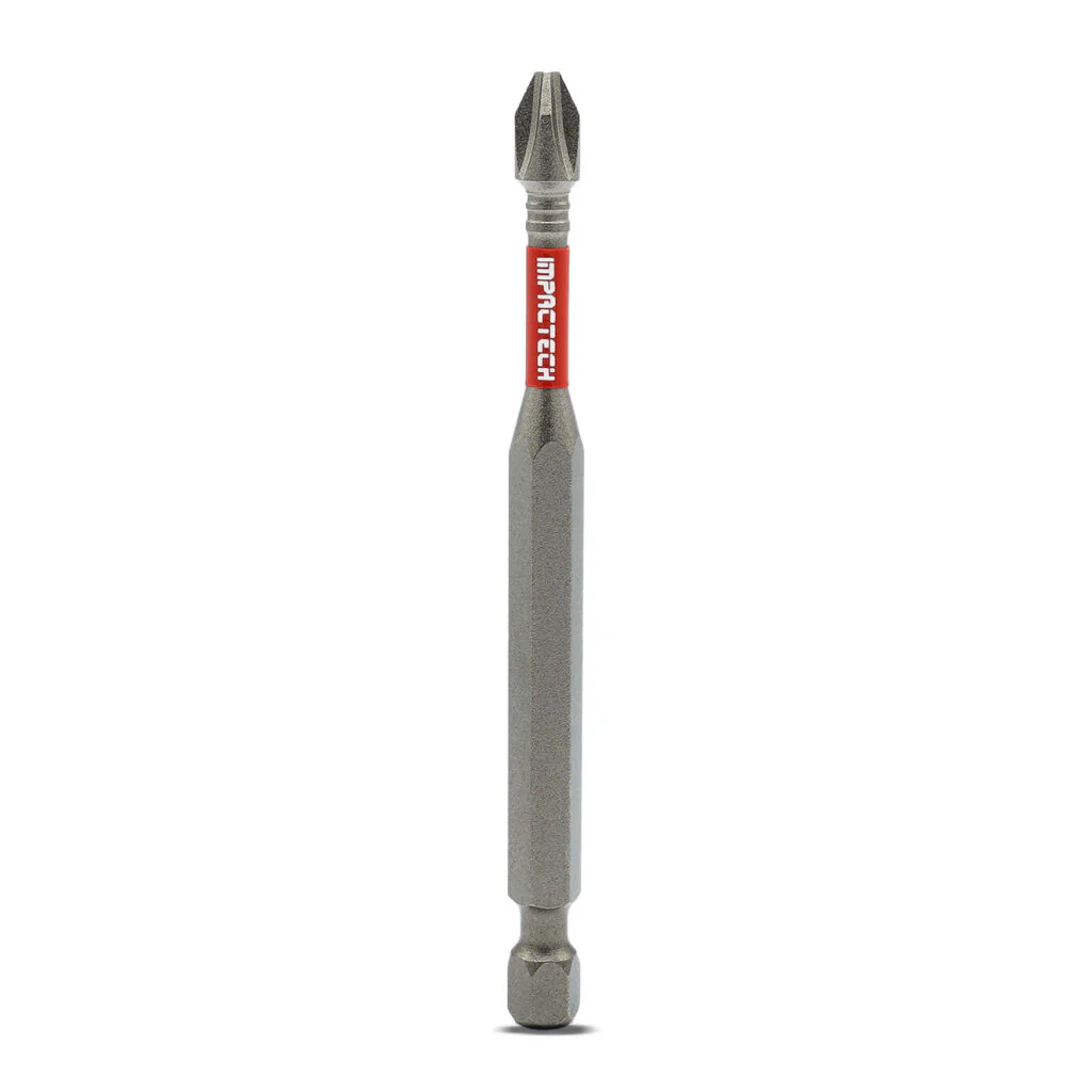 Vega T190P2A-P10, Impactech Phillips #2 Power Bit x 3-1/2"- Plastic Case 10pc - Image 2