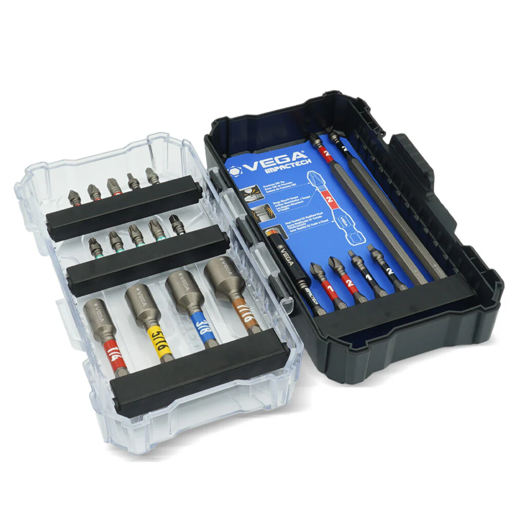 Vega T21-1DB, Impactech Impact Driver Bit Set - 21pc - Image 2