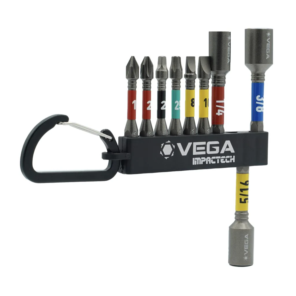 Vega TELECS9, Impactech Electrician Carabiner Set - 9pc - Image 2