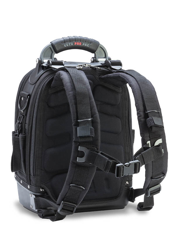 Veto Pro Pac VPP10093 - TECH PAC MC BLACKOUT Medium Compact Tool Backpack - Image 2