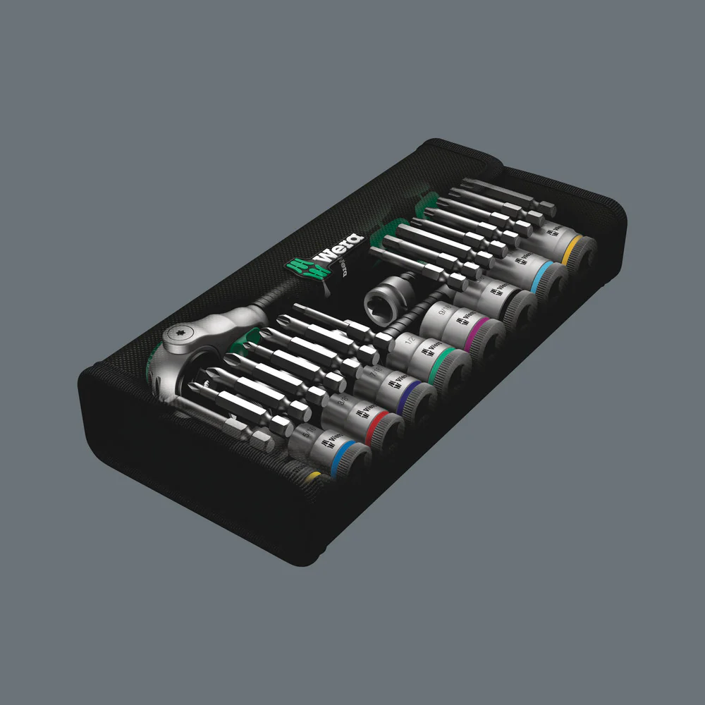 Wera 05004049001, 8100 SB 9 ZYKLOP SPEED RATCHET SET, 3/8" DRIVE, IMPERIAL, 29 PIECES - Image 2